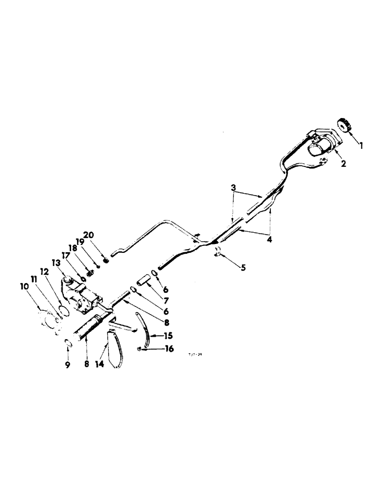 Схема запчастей Case IH B275 - (103) - HYDRAULIC ATTACHMENTS, HYDRAULIC LIFT ATTACHMENT, HYDRAULIC PUMP & CONTROL VALVE (07) - HYDRAULIC SYSTEM