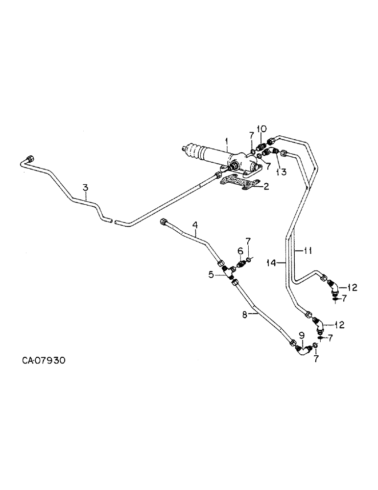 Схема запчастей Case IH 5488 - (10-18) - HYDRAULICS, IPTO VALVE AND CONNECTIONS (07) - HYDRAULICS