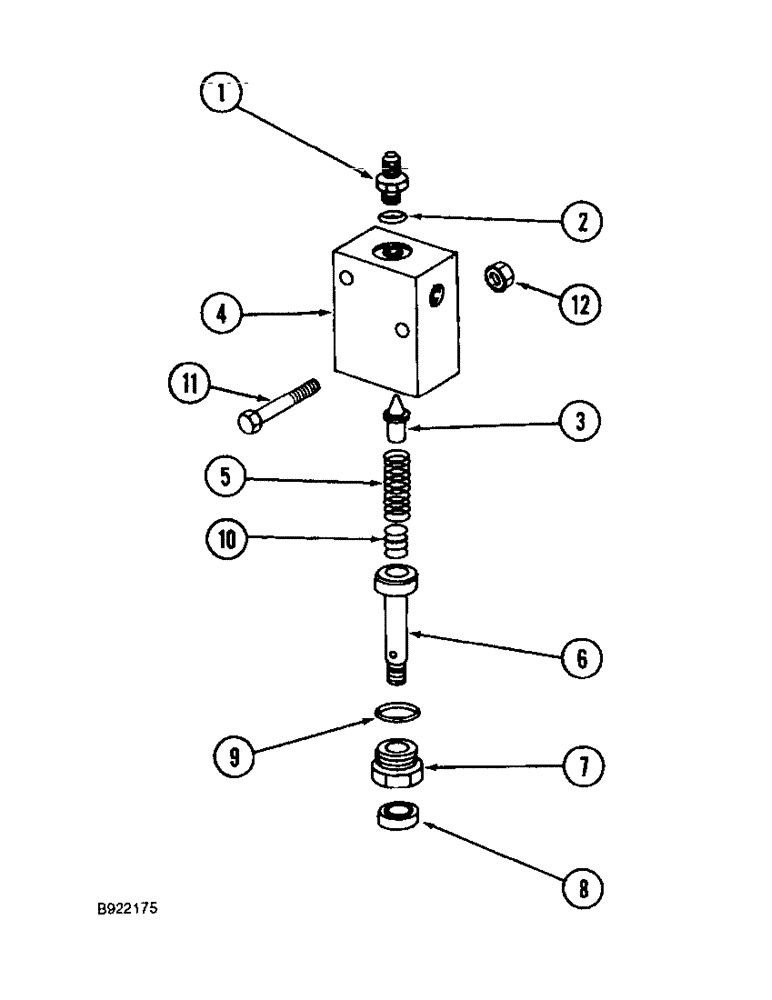 Схема запчастей Case IH 1688 - (6-18) - FOOT-N-INCH VALVE ASSEMBLY (03) - POWER TRAIN
