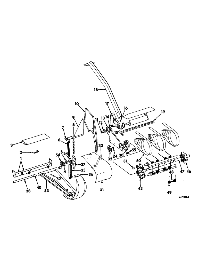 Схема запчастей Case IH 403 - (272) - WINDROW PICKUP, ROTARY TYPE, BASIC (58) - ATTACHMENTS/HEADERS