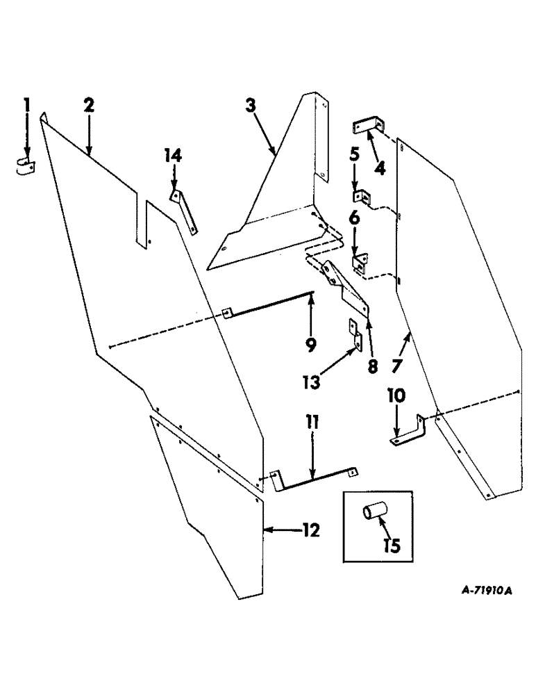 Схема запчастей Case IH 403 - (269) - MUD SHIELD (74) - CLEANING