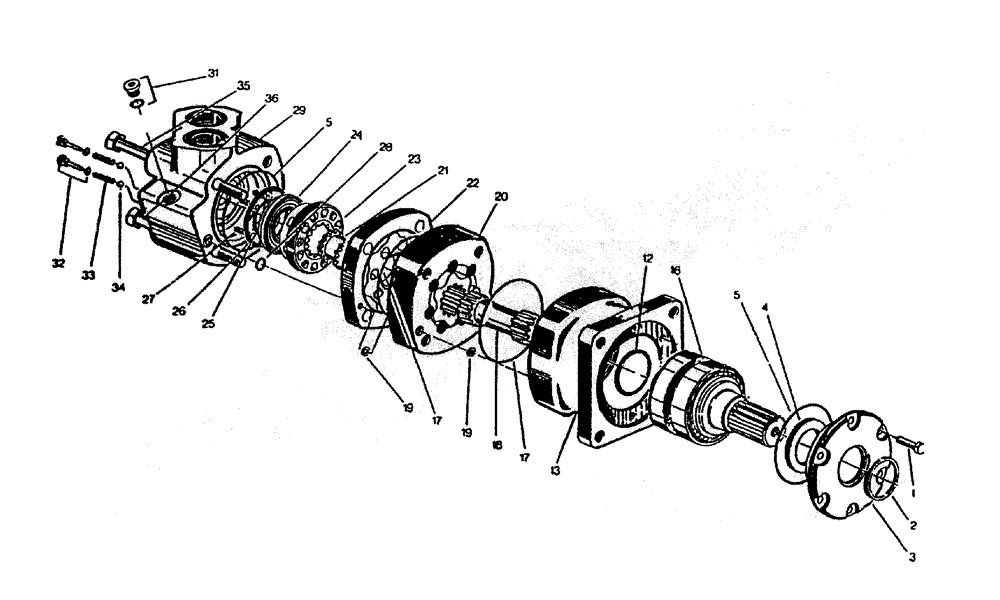 Схема запчастей Case IH 7000 - (B02-40) - HYDRAULIC MOTOR * 6000 CHAR-LYNN: 59.9 CU.IN. Hydraulic Components & Circuits