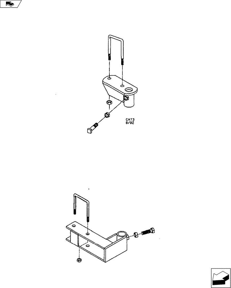 Схема запчастей Case IH FERTILIZER - (75.200.04) - 20" AND 24" COLTER MOUNTINGS (75) - SOIL PREPARATION