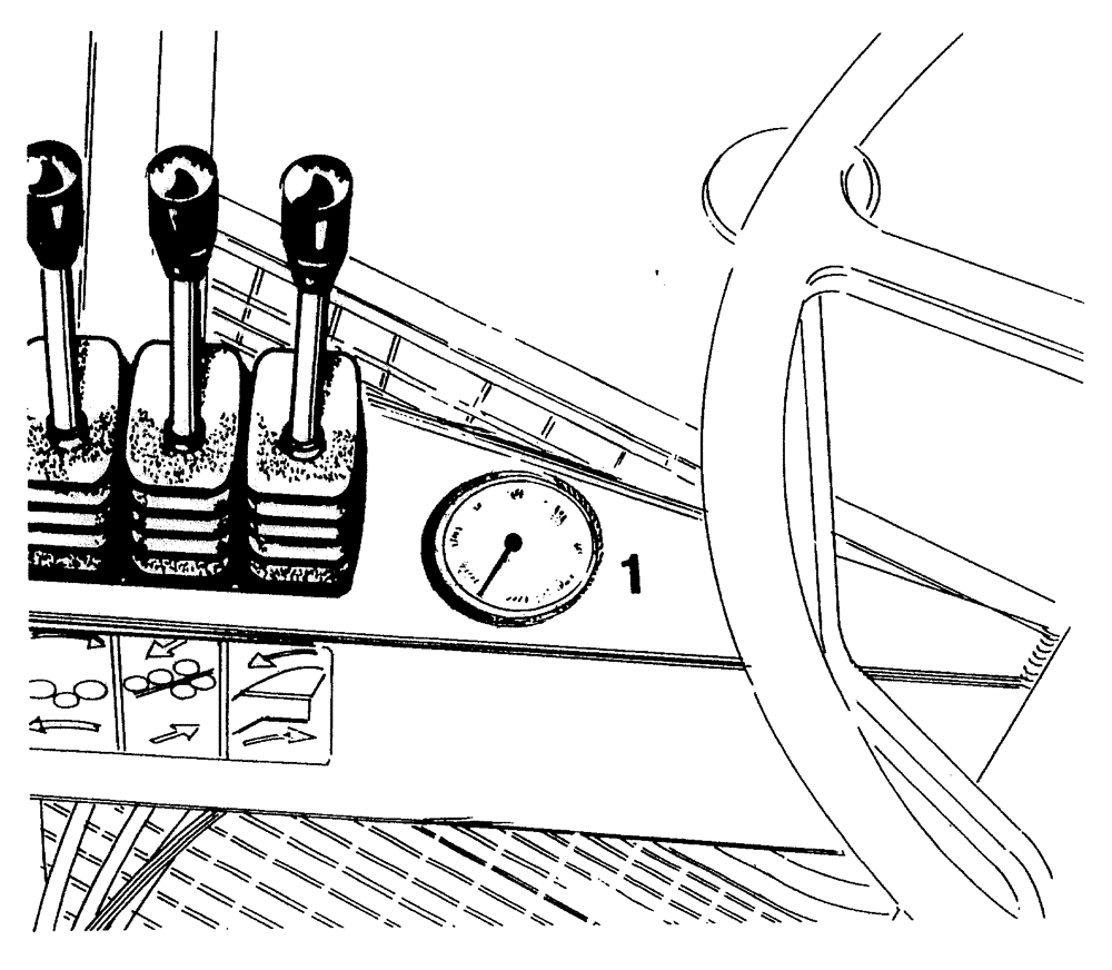 Схема запчастей Case IH 7700 - (A04[07]) - BASE CUTTER PRESSURE GAUGE Mainframe & Functioning Components