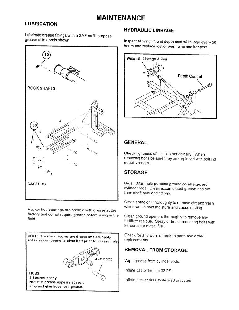 Схема запчастей Case IH CONCORD - (A12) - MAINTENANCE 