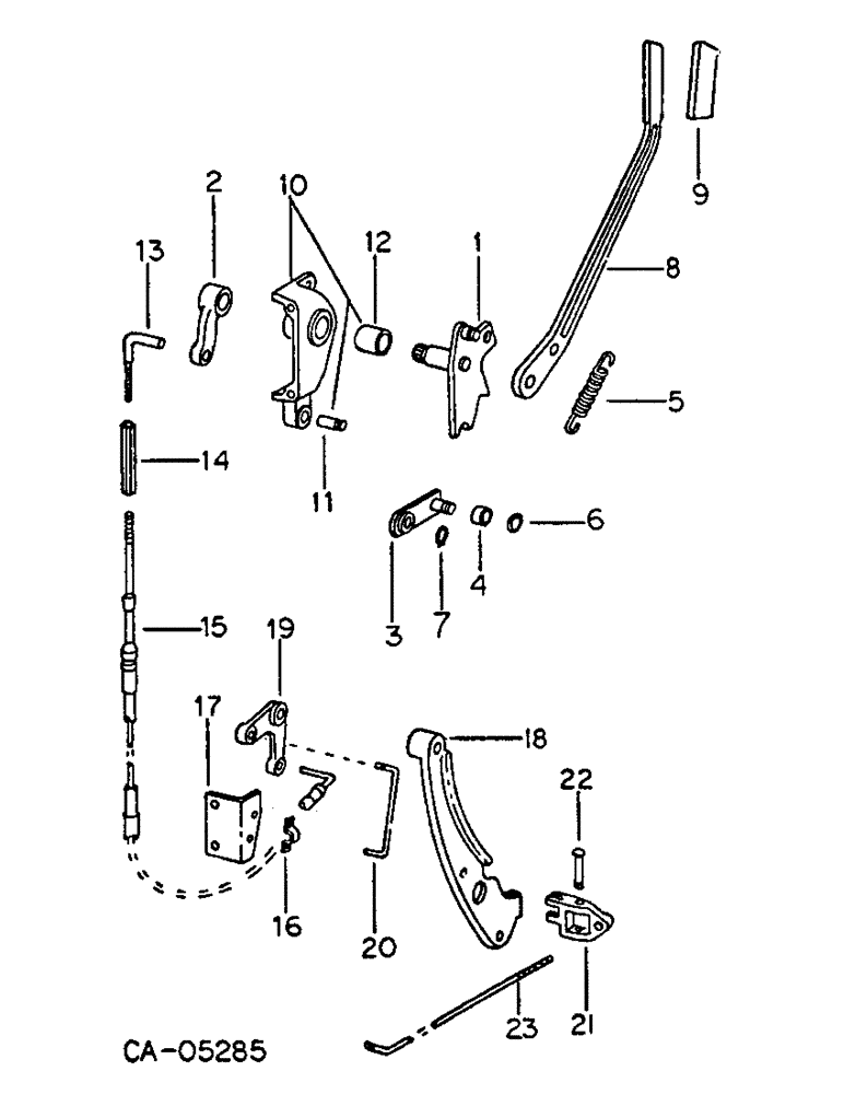 Схема запчастей Case IH 3788 - (07-56) - DRIVE TRAIN, TORQUE AMPLIFIER CONTROLS (04) - Drive Train