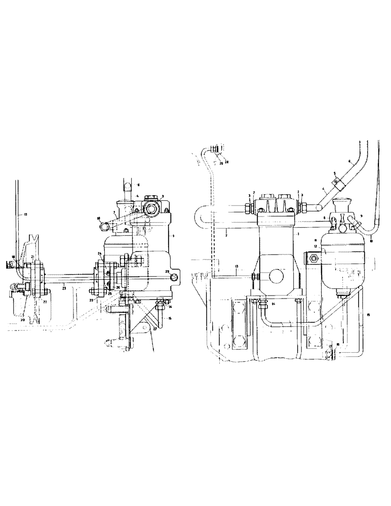 Схема запчастей Case IH 654 - (350) - AIR COMPRESSOR (88) - ACCESSORIES