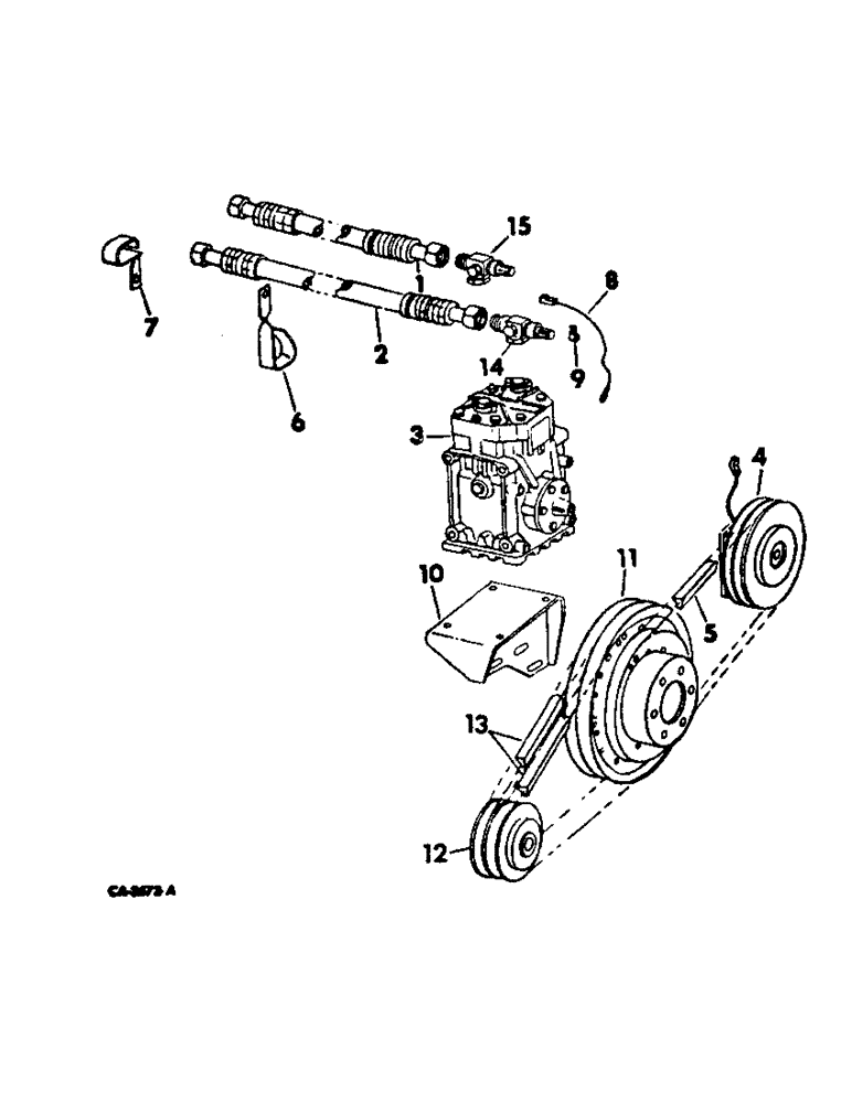 Схема запчастей Case IH 4166 - (13-14) - SUPERSTRUCTURE, TRACTOR CAB AIR CONDITIONER AND CONNECTIONS (05) - SUPERSTRUCTURE