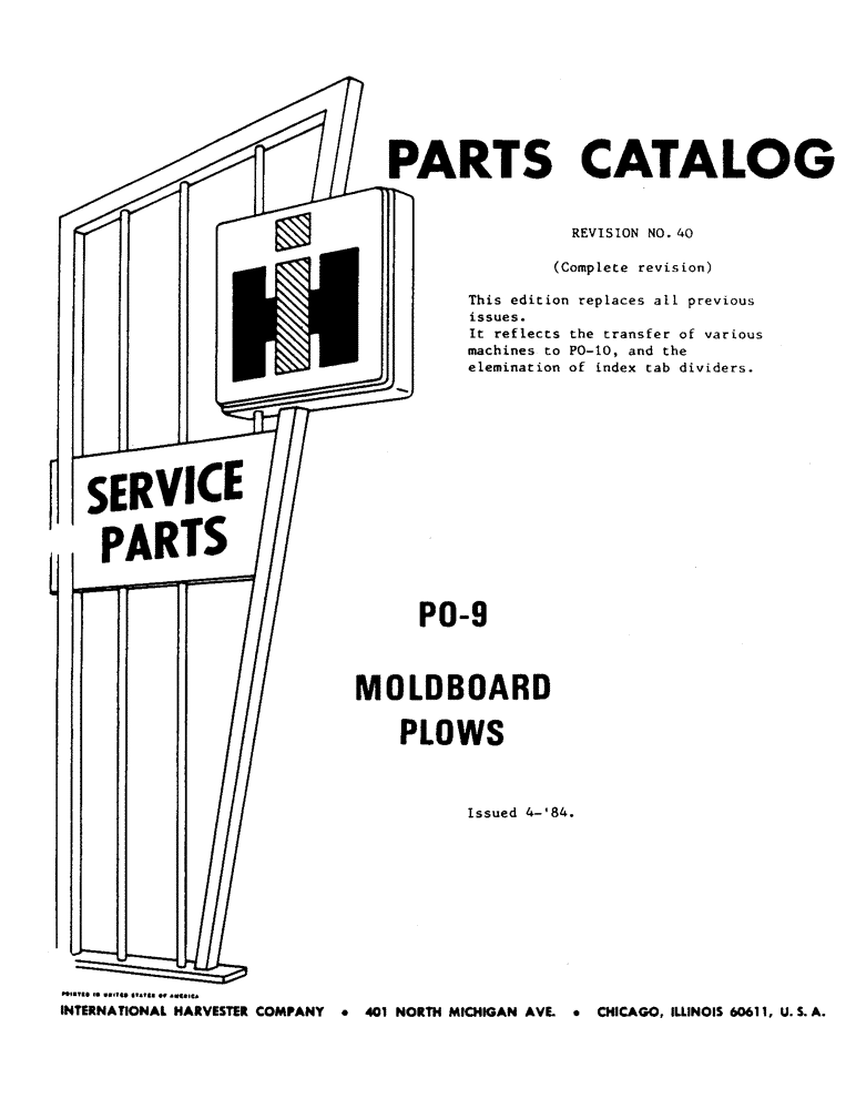 Схема запчастей Case IH 530 - (1-A) - PARTS CATALOG 