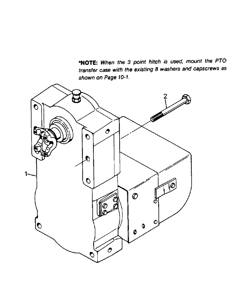 Схема запчастей Case IH 9110 - (10-21) - PTO TRANSFER CASE AND MOUNTING Options & Miscellaneous