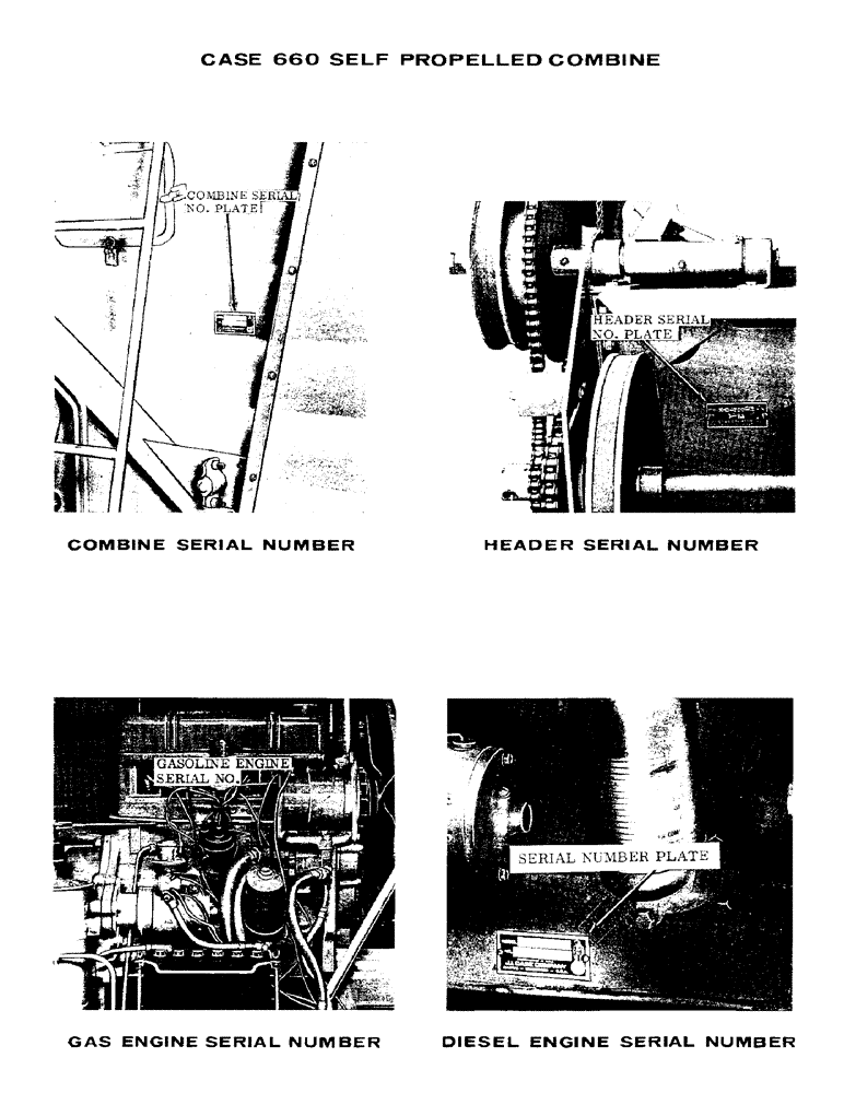 Схема запчастей Case IH 660 - (003) - CASE 660 SELF PROPELLED COMBINE 