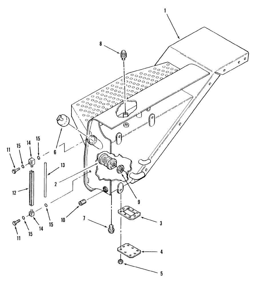 Схема запчастей Case IH STX375 - (08-12) - HYDRAULIC TANK, QUADTRAC TRACTOR (08) - HYDRAULICS