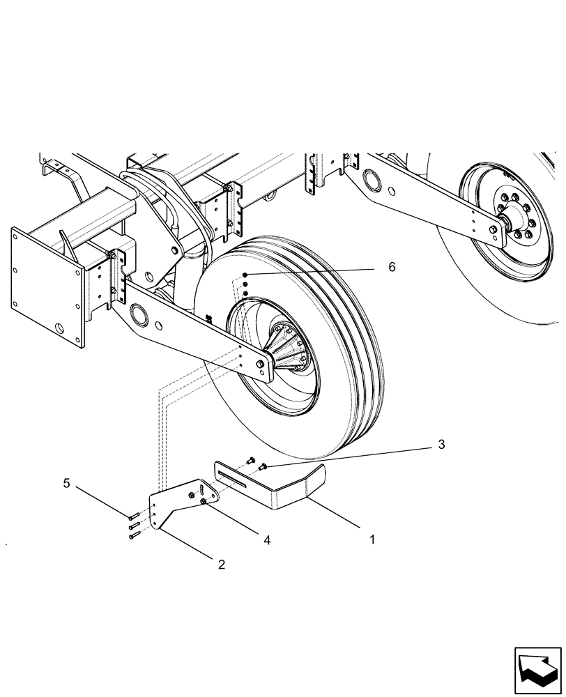 Схема запчастей Case IH 1250 - (75.200.16) - MUDSCRAPERS - 24 ROW 11-22.5 WING TIRES (75) - SOIL PREPARATION