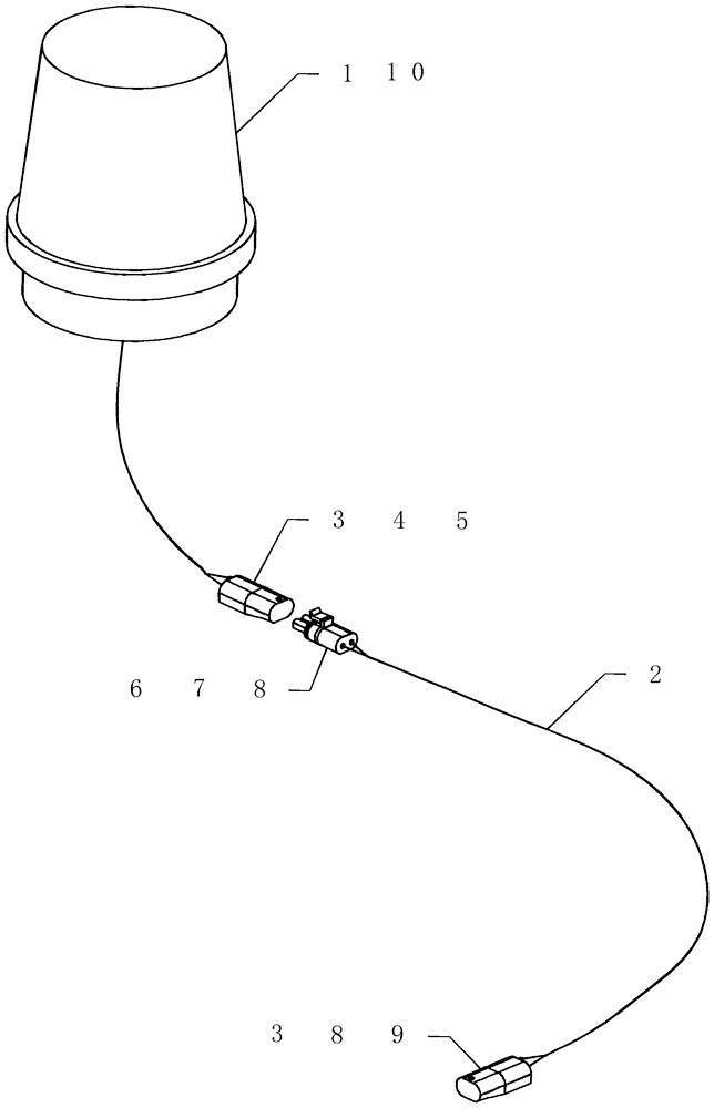 Схема запчастей Case IH 2230 - (55.404.06) - BEACON LIGHTING (55) - ELECTRICAL SYSTEMS