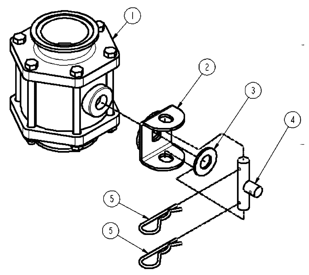 Схема запчастей Case IH SPX4410 - (09-065) - VALVE, 3” MANIFOLD BALL Liquid Plumbing