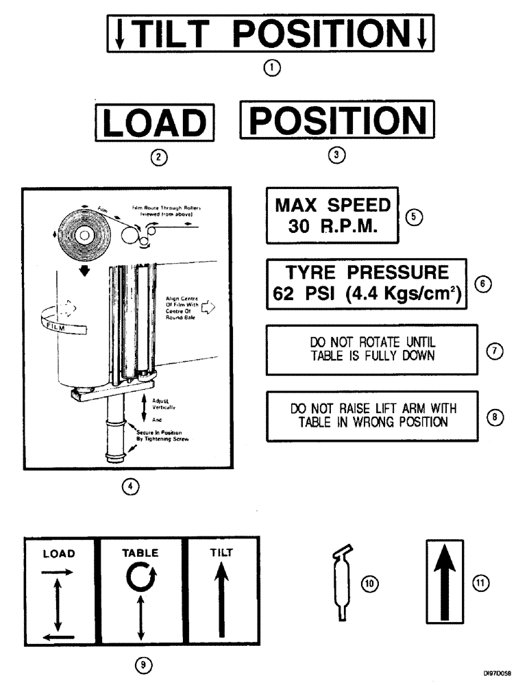Схема запчастей Case IH 8630 - (2-92) - DECALS 