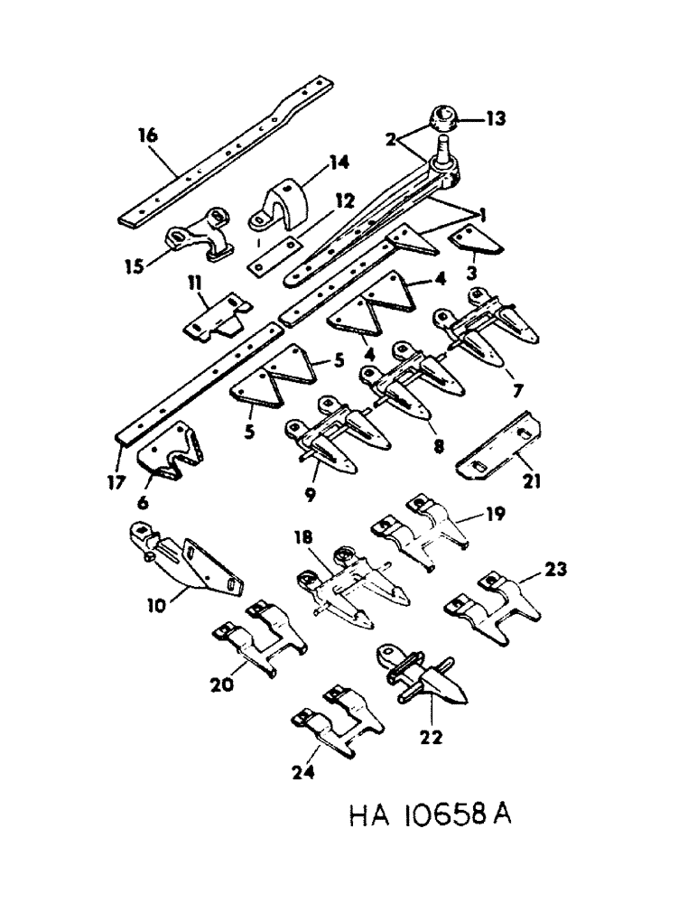 Схема запчастей Case IH DUAL - (C-16) - DUAL AUGER, KNIFE AND GUARDS 