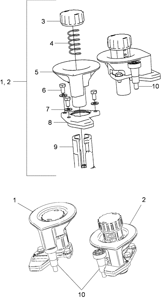 Схема запчастей Case IH L780 PRO - (82.100.AH[01]) - LOCKING KIT (82) - FRONT LOADER & BUCKET