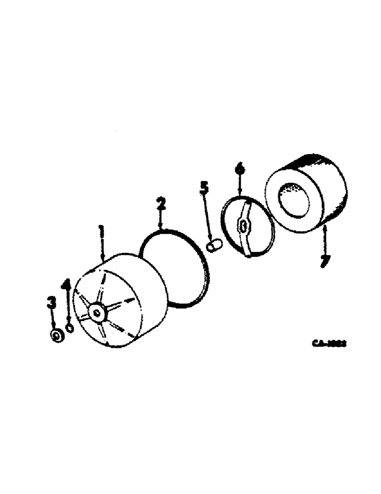 Схема запчастей Case IH 474 - (10-08) - OIL FILTER (07) - HYDRAULICS