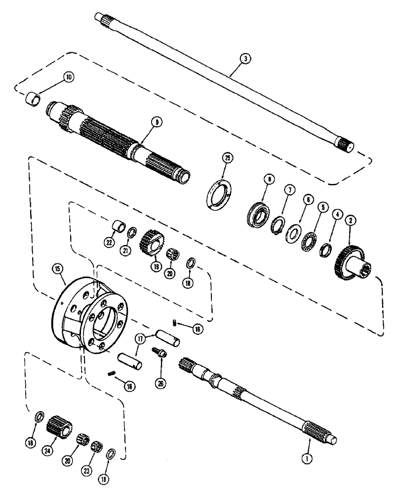 Схема запчастей Case IH 1370 - (110) - CLUTCH, PLANETARY (06) - POWER TRAIN