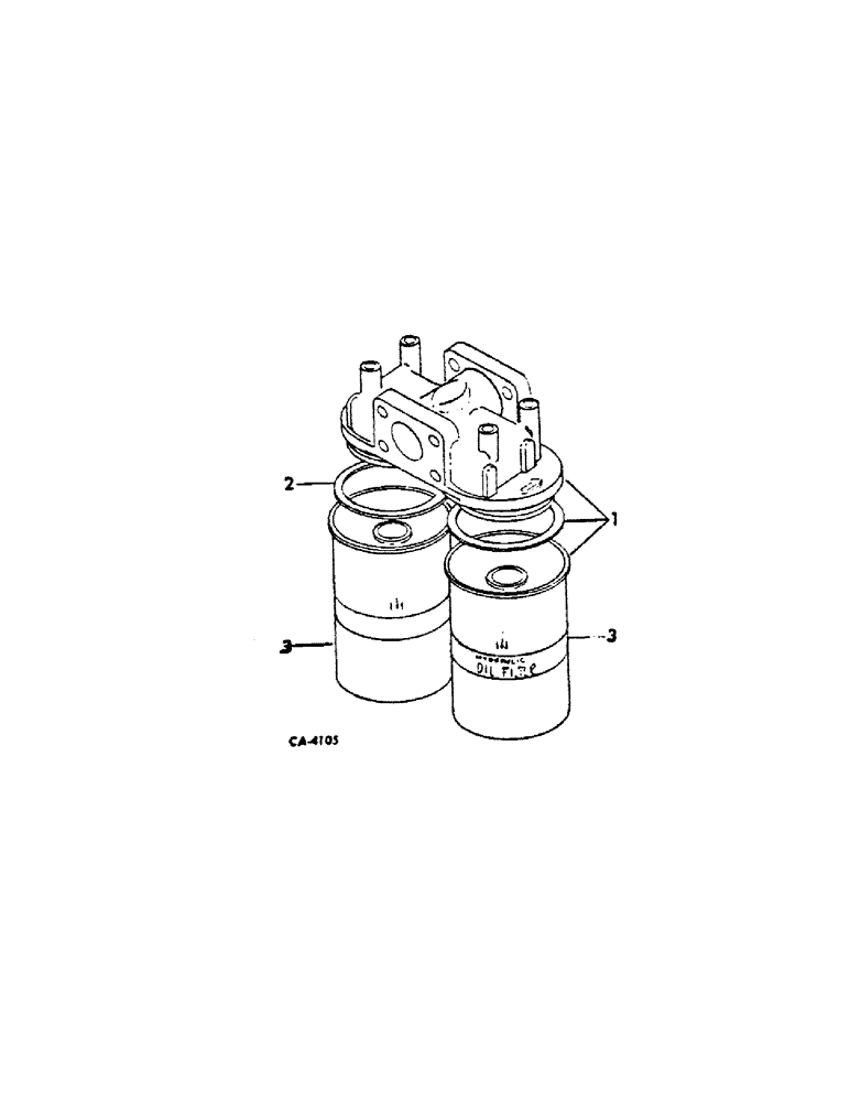 Схема запчастей Case IH 4366 - (10-03) - HYDRAULICS, HYDRAULIC OIL FILTER, 4366 TRACTORS WITH SERIAL NO. 10532 AND BELOW (07) - HYDRAULICS
