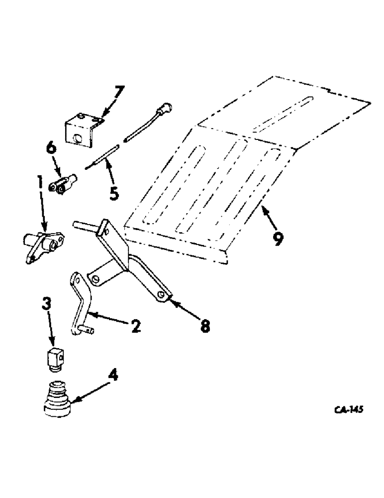 Схема запчастей Case IH 4156 - (H-12) - CONTROLS, INDEPENDENT POWER TAKE-OFF CONTROLS Controls