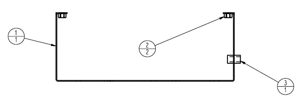 Схема запчастей Case IH TITAN 4020 - (07-022) - BOX, AIR SUPPLY Pneumatics