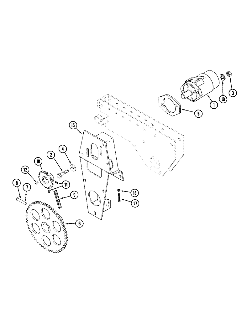 Схема запчастей Case IH 1010 - (9A-32) - REEL DRIVE, 5 BAT REEL (58) - ATTACHMENTS/HEADERS