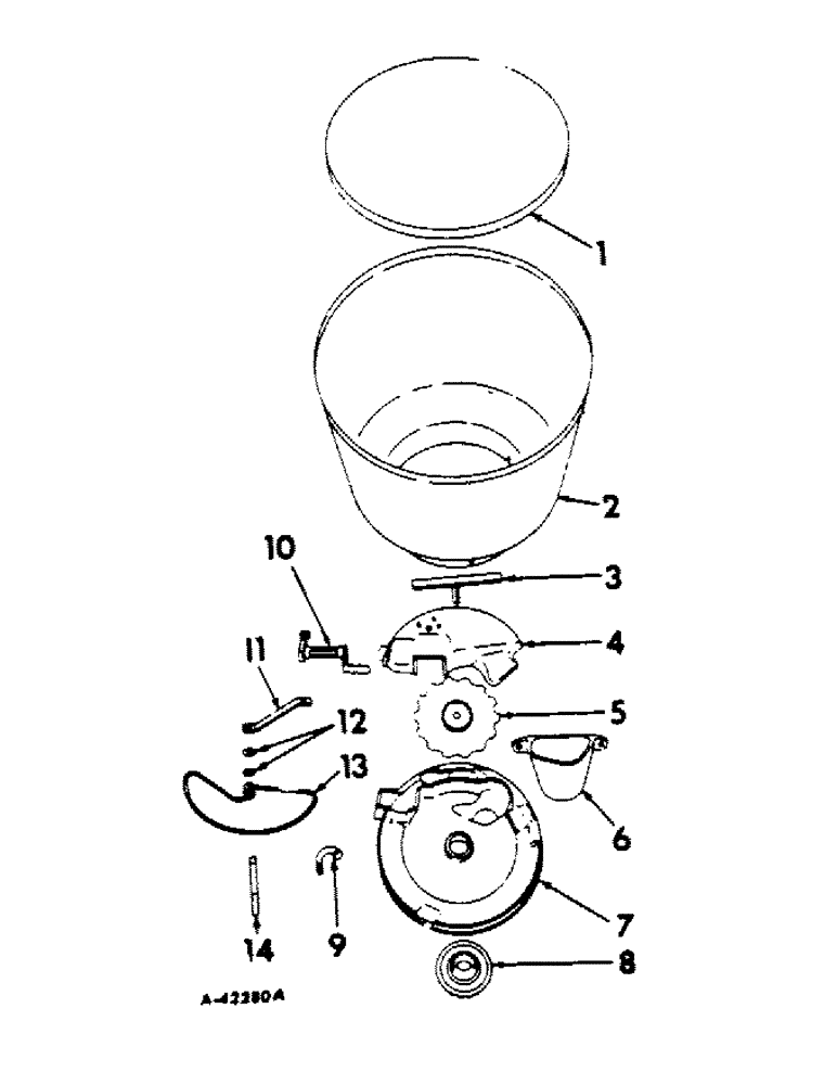 Схема запчастей Case IH 101A - (C-3) - HOPPER, FIBER GLASS 