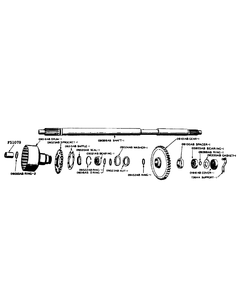 Схема запчастей Case IH SC-SERIES - (108) - PTO AND HYDRAULIC DRIVE, S, SC, SO (06) - POWER TRAIN