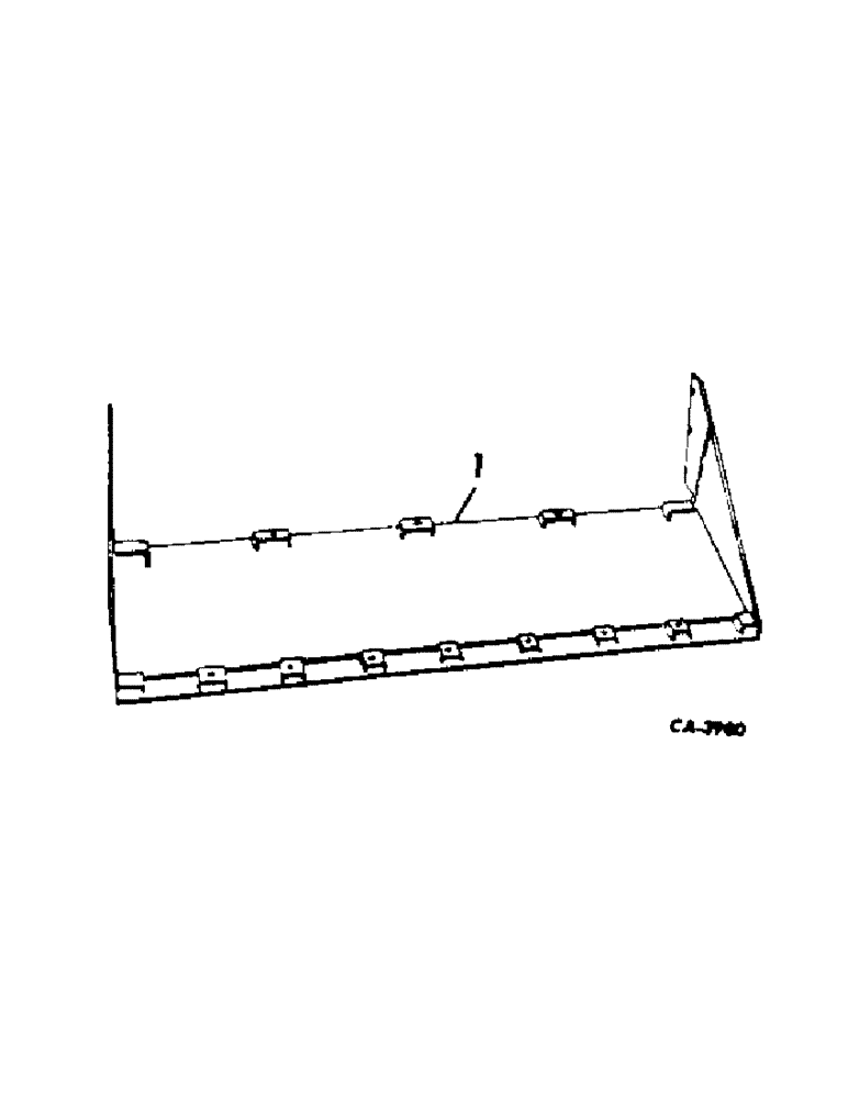 Схема запчастей Case IH 454 - (17-10[1]) - MOUNTED EQUIPMENT, TINE COVER ATTACHMENT Mounted Equipment