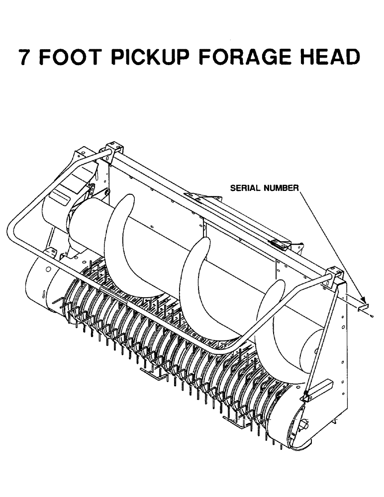 Схема запчастей Case IH 8750 - (1-2) - SERIAL NUMBER LOCATION (00) - GENERAL & PICTORIAL INDEX