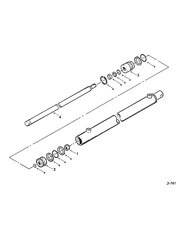 Схема запчастей Case IH 8450 - (116) - CYLINDER, HYDRAULIC, PICKUP, SERIAL NUMBER CFH0015275 AND ON (07) - HYDRAULICS