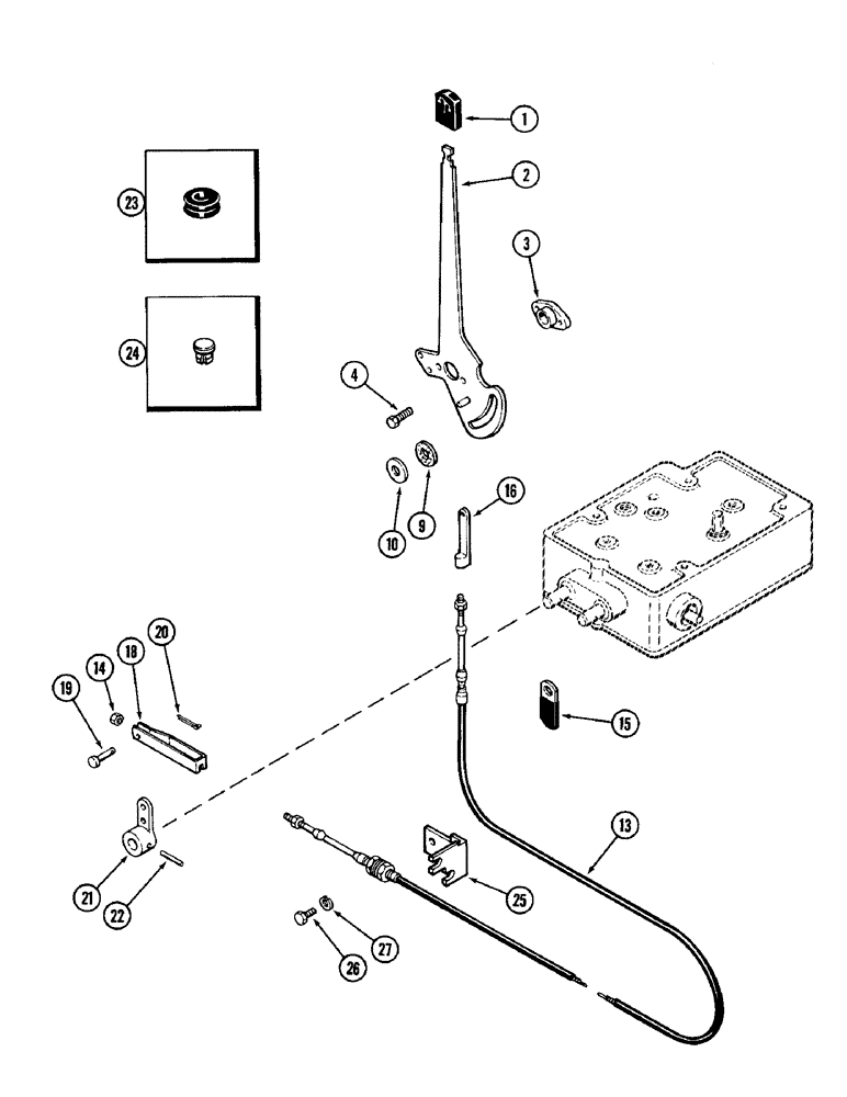 Схема запчастей Case IH 1896 - (8-318) - DEPTH SENSING CONTROL LINKAGE (08) - HYDRAULICS