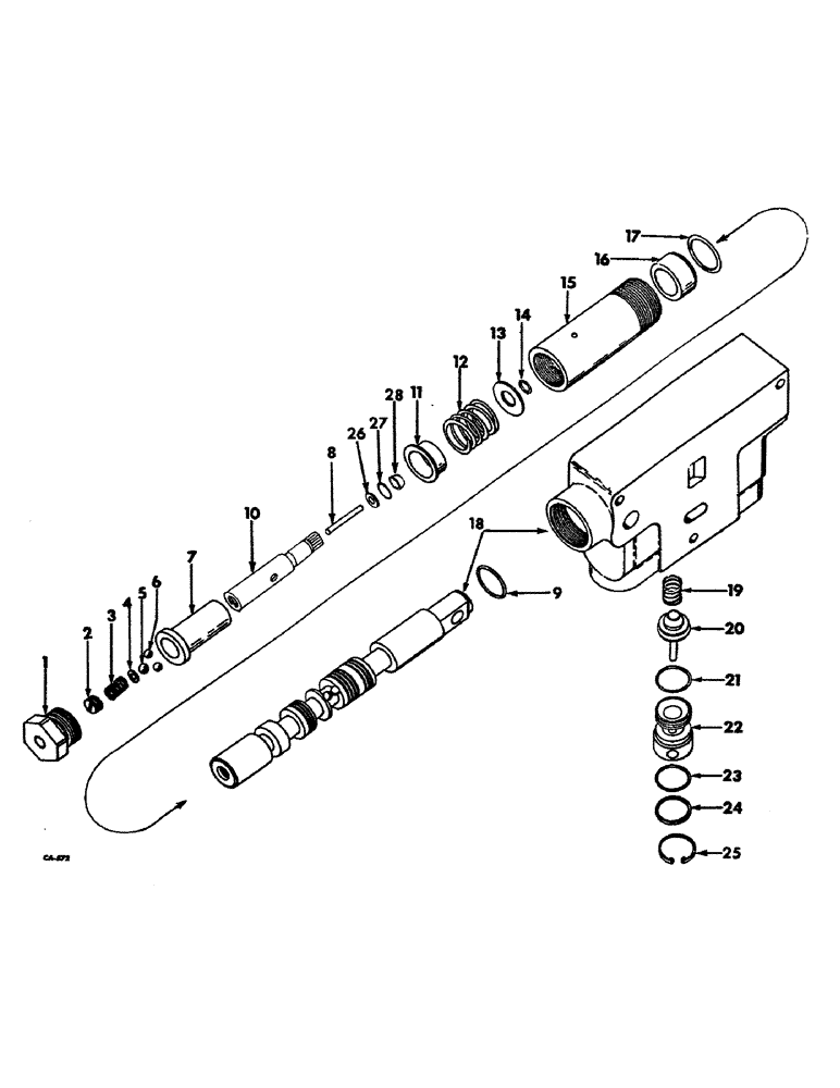 Схема запчастей Case IH 21456 - (10-32) - HYDRAULICS, HYDRAULIC CONTROL VALVE (07) - HYDRAULICS
