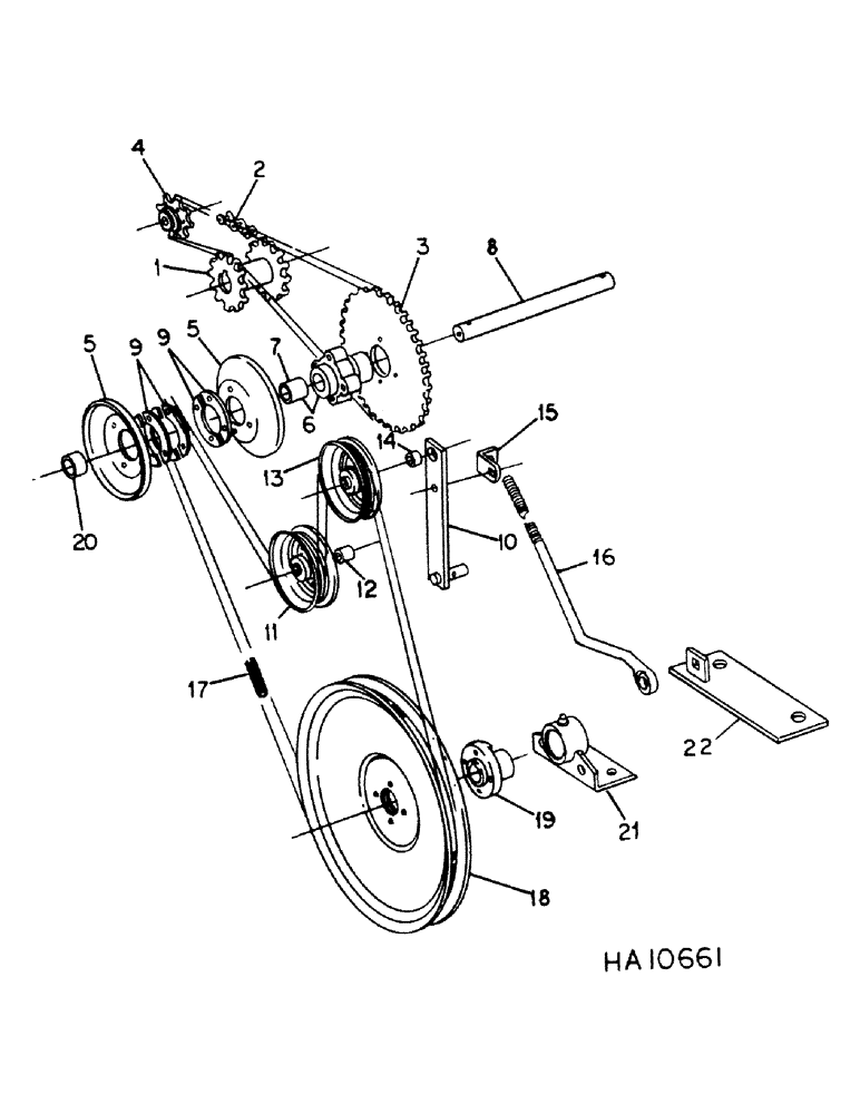 Схема запчастей Case IH DUAL - (C-21) - DUAL AUGER, REEL DRIVE, MANUAL VARIABLE SPEED 