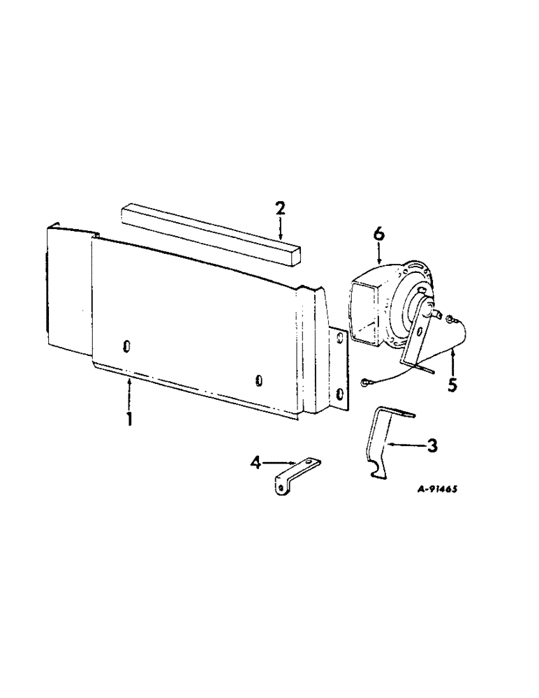 Схема запчастей Case IH 806 - (A-13) - CHASSIS, RADIATOR & SHEET METAL, PRE-CLEANER BAFFLE Chassis, Radiator & Sheet Metal