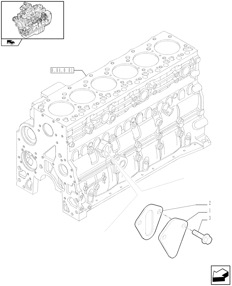Схема запчастей Case IH F4GE9684R J602 - (0.20.1) - ENGINE, FUEL PUMP (2854294) 