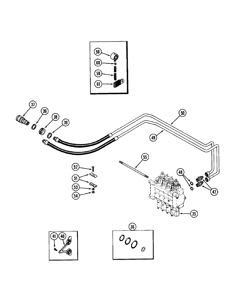 Схема запчастей Case IH 1896 - (8-294) - REMOTE HYDRAULICS, REMOTE ATTACHMENT, NUMBER FOUR CIRCUIT (CONTINUED) (08) - HYDRAULICS