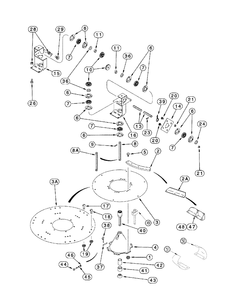Схема запчастей Case IH 2344 - (09F-01) - STRAW SPREADER (19) - STRAW SPREADER & CHOPPER
