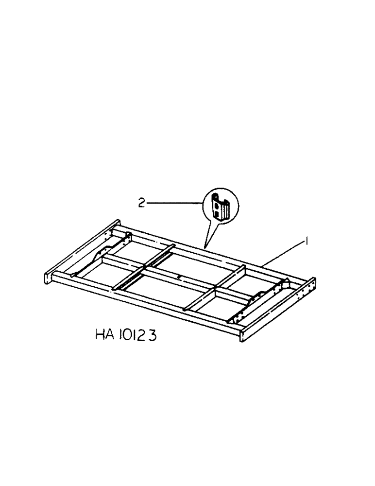 Схема запчастей Case IH 55 - (D-02) - FRAME 