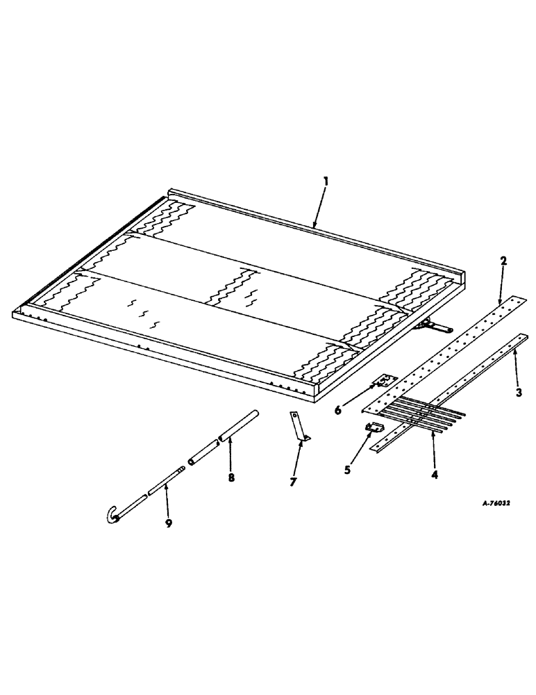 Схема запчастей Case IH 403 - (318) - GROUND EAR CORN FEED, CHAFFER SIEVE AND EXTENSION (88) - ACCESSORIES