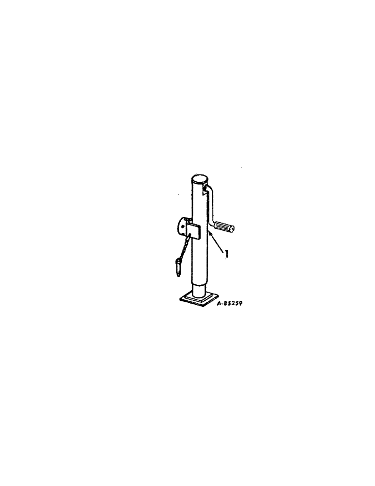 Схема запчастей Case IH 241 - (A-38[A]) - JACK ASSEMBLY (39) - FRAMES AND BALLASTING