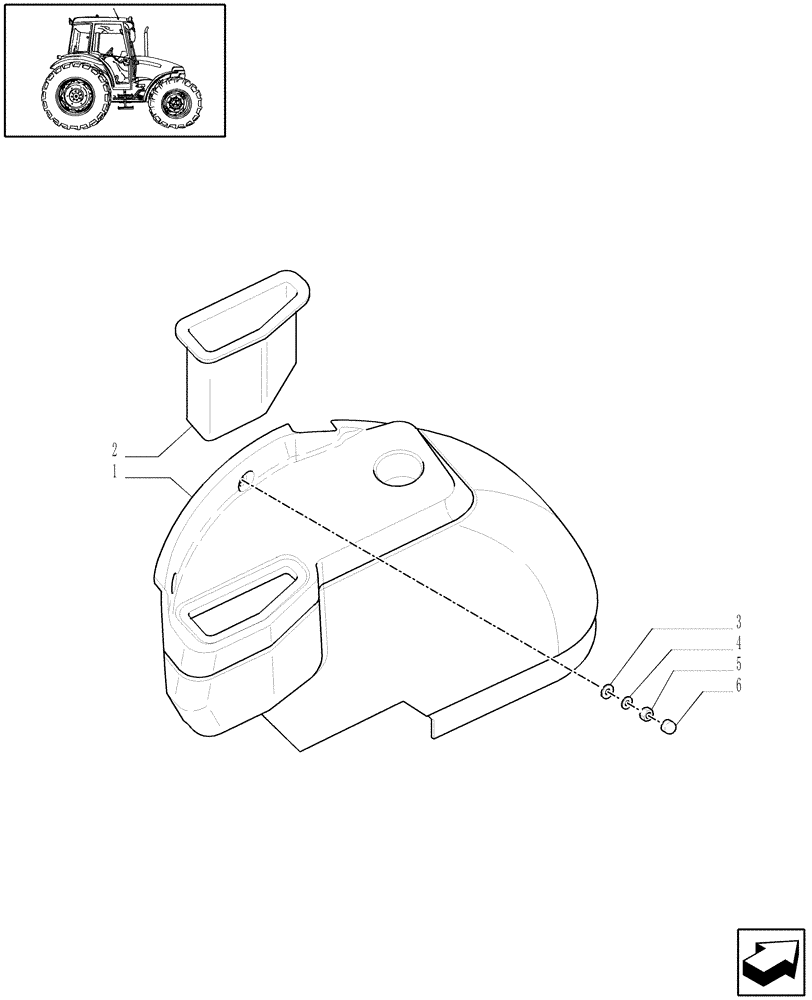 Схема запчастей Case IH JX60 - (1.92.88[02]) - COVERINGS - W/CAB (10) - OPERATORS PLATFORM/CAB