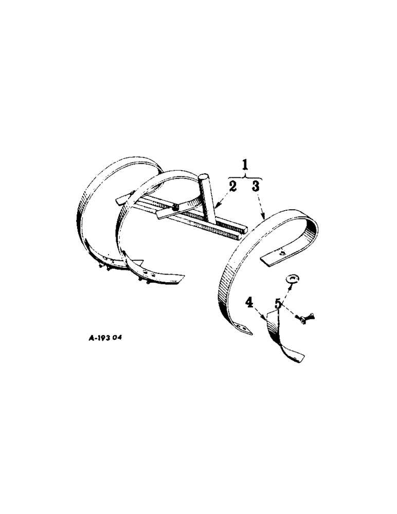 Схема запчастей Case IH 144 - (L-23[A]) - SPRING TOOTH ATTACHMENT 