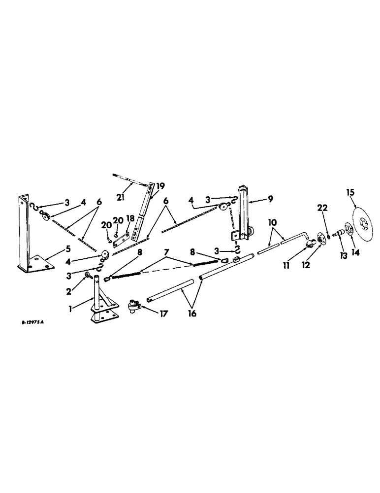 Схема запчастей Case IH 686 - (F-26) - MARKER ATTACHMENT, WITH PRECISION BALL BEARINGS 