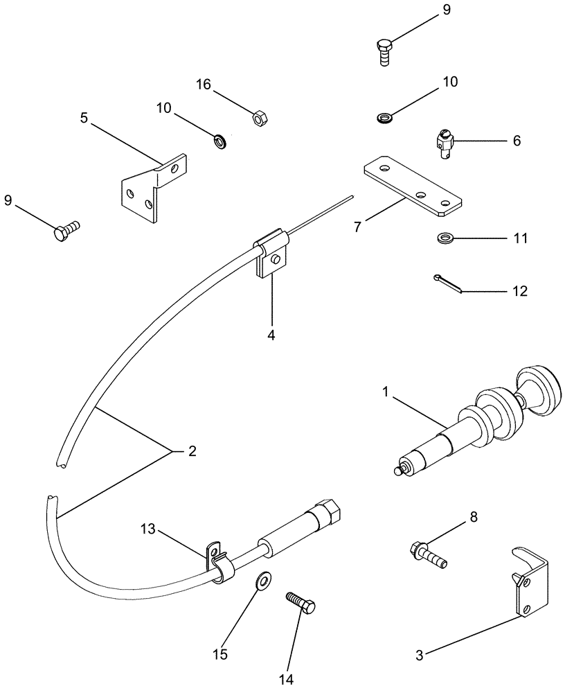 Схема запчастей Case IH P170 - (03-01) - THROTTLE CONTROL (03) - FUEL SYSTEM