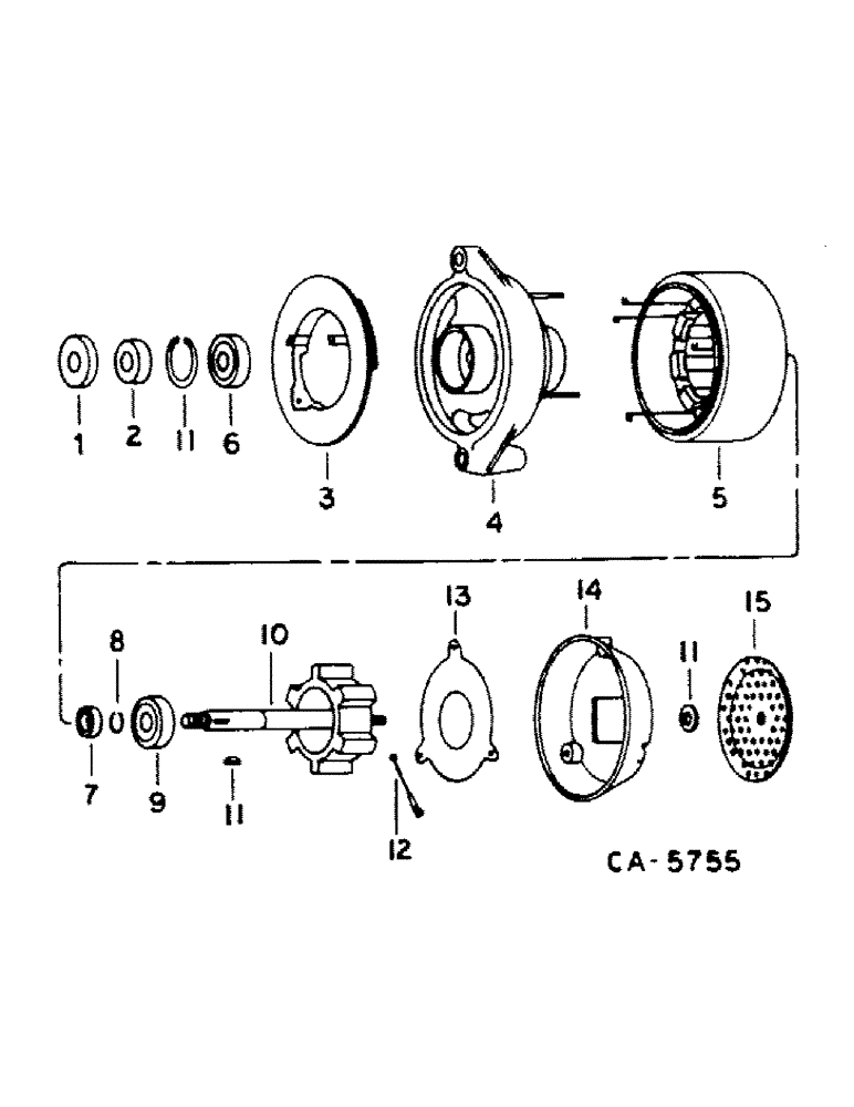 Схема запчастей Case IH 1440 - (08-17) - ELECTRICAL, ALTERNATOR-GENERATOR, W/INTEGRAL SOLID STATE VOLTAGE REGULATOR (06) - ELECTRICAL