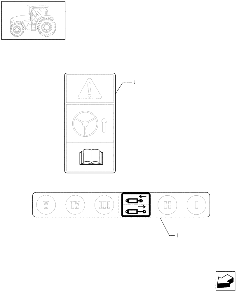 Схема запчастей Case IH PUMA 210 - (1.98.0/03) - (VAR.636) FASTSTEER - DECALS (4WD) (13) - DECALS