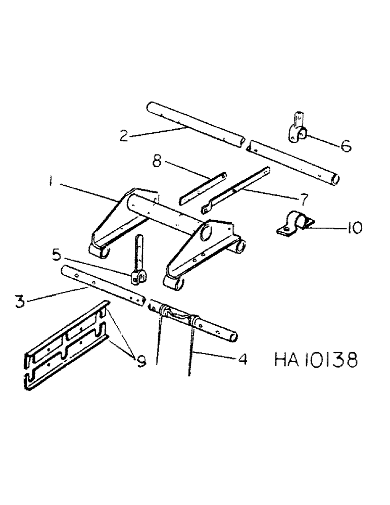 Схема запчастей Case IH 45 - (E-08) - 14 FOOT, 9 INCH MULCHER 